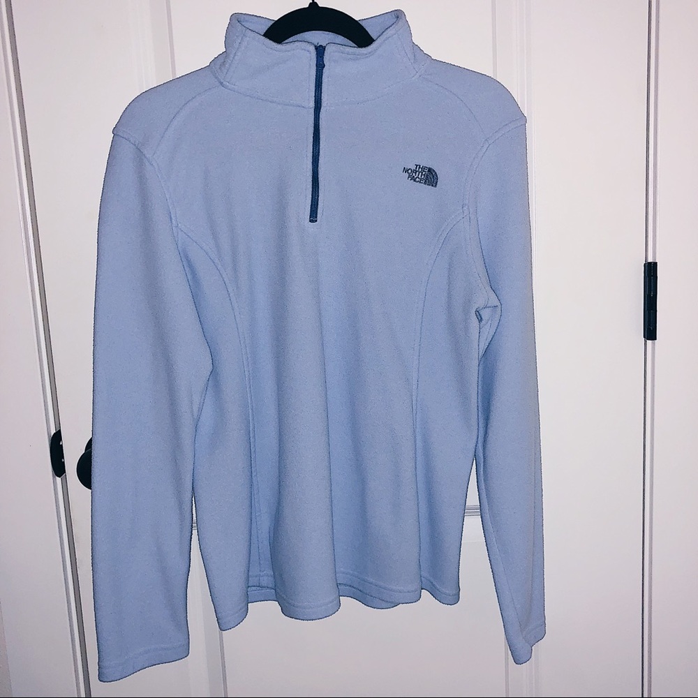 Blue North Face Half Zip